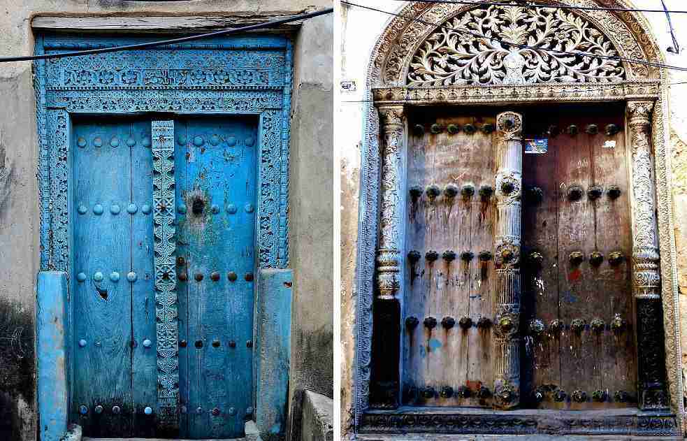 STONE TOWN door